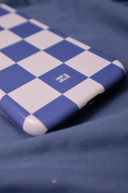 Checkers in Denim iPhone Case - Aura Shell