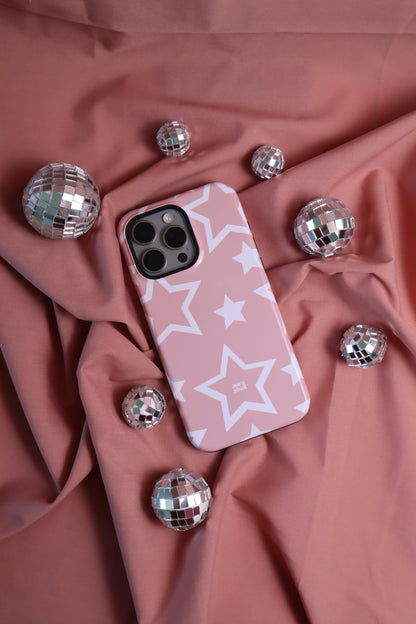 Stars in Blush iPhone Case - Aura Shell