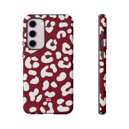 Cheetah Girl in Red Wine Samsung Galaxy Case