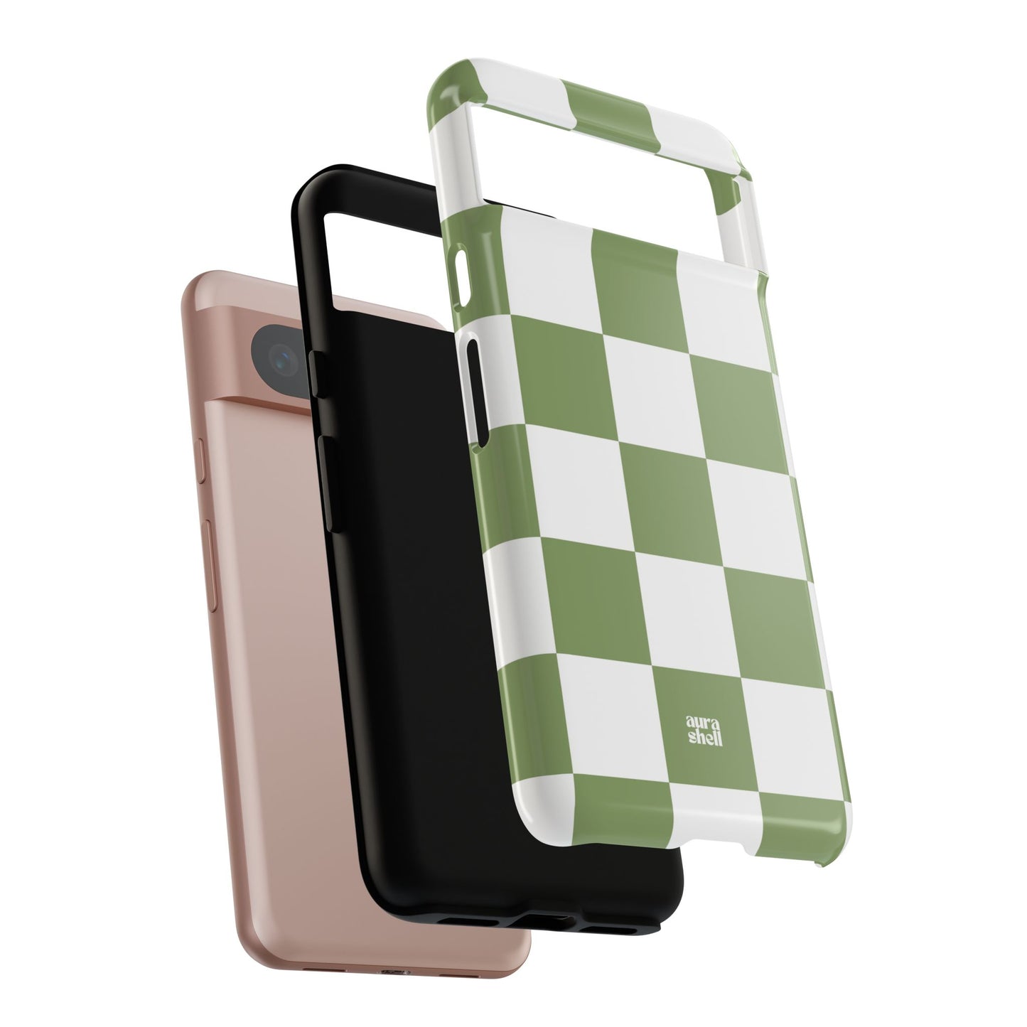 Checkers in Matcha Google Pixel Case