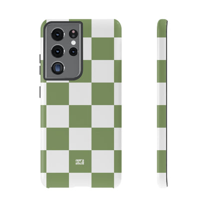 Checkers in Matcha Samsung Galaxy Case