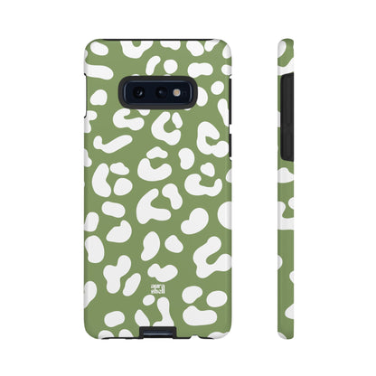 Cheetah Girl in Matcha Samsung Galaxy Case