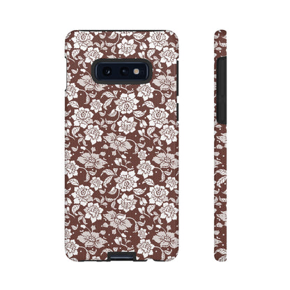 Lacey in Black Coffee Samsung Galaxy Case