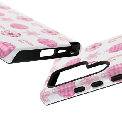 Pink Christmas Samsung Galaxy Phone Case - Aura Shell