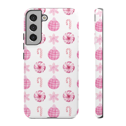 Pink Christmas Samsung Galaxy Phone Case - Aura Shell