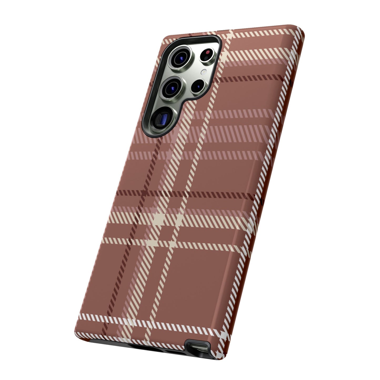 Plaid in Hazelnut Mocha Samsung Galaxy Case