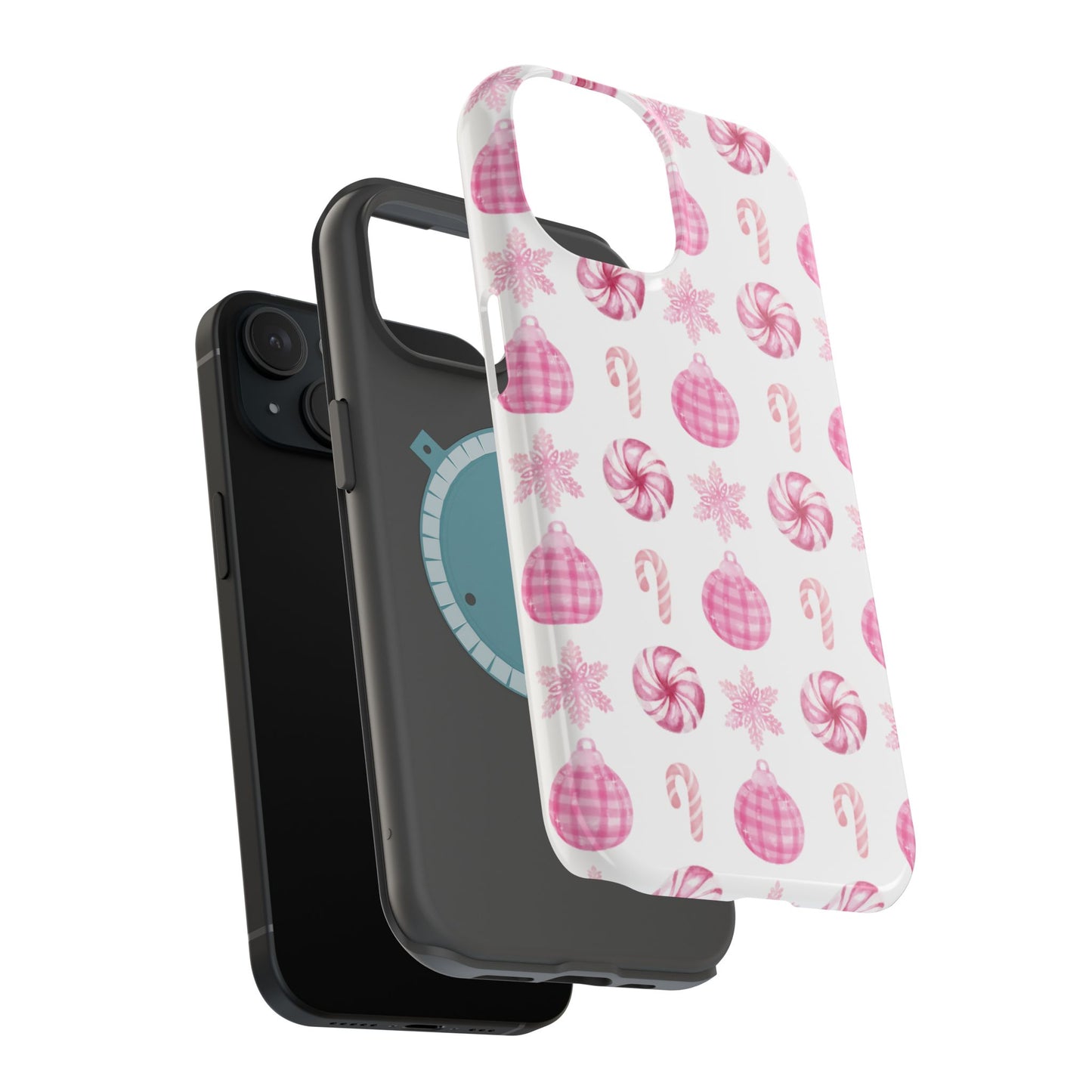 Pink Christmas iPhone Case - Aura Shell