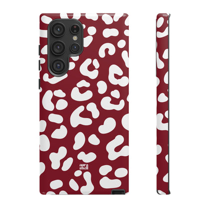 Cheetah Girl in Red Wine Samsung Galaxy Case