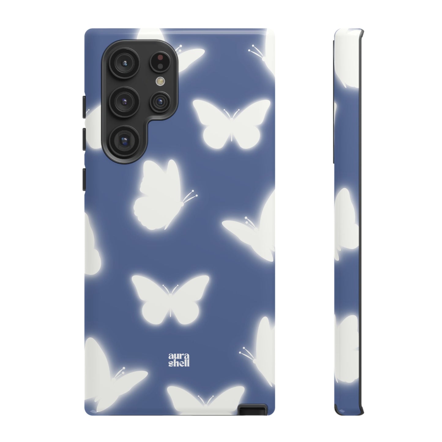 Butterflies in Denim Samsung Galaxy Case