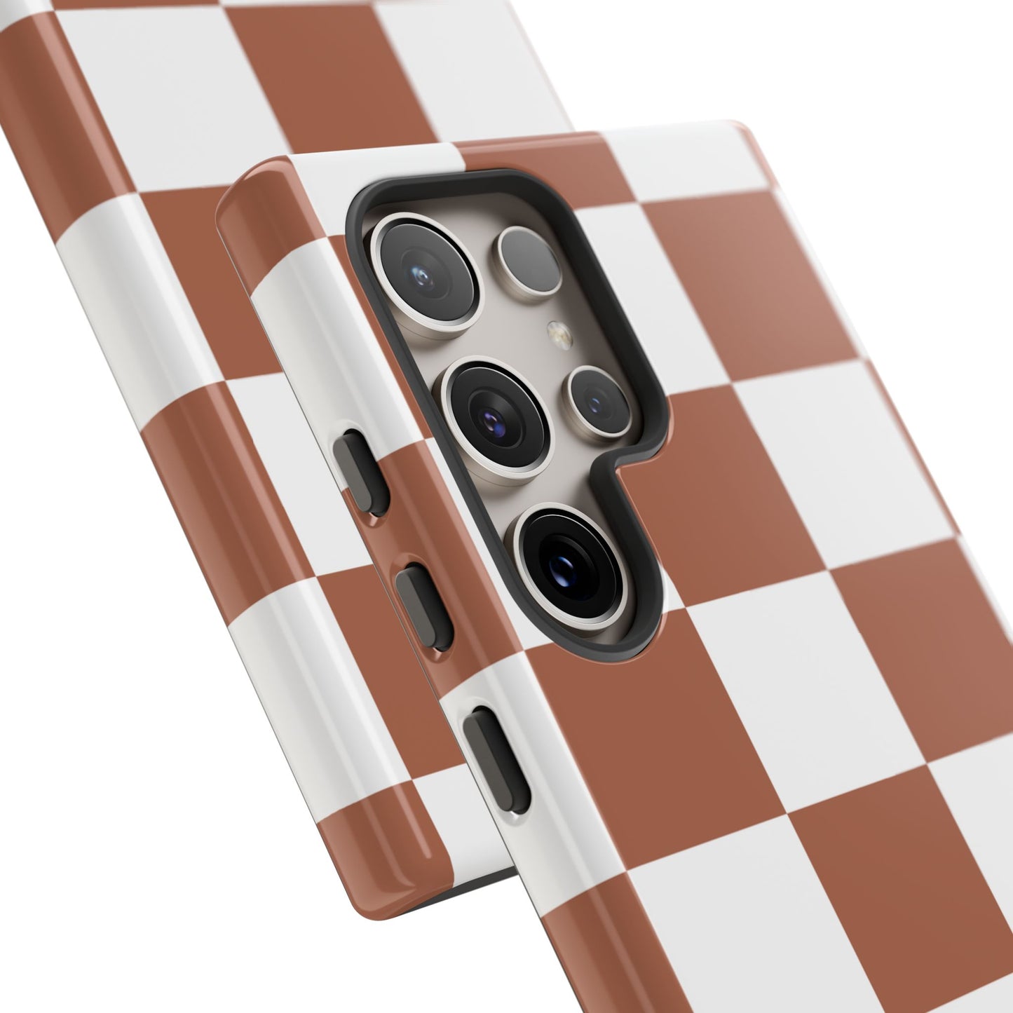 Checkers in Terracotta Samsung Galaxy Case