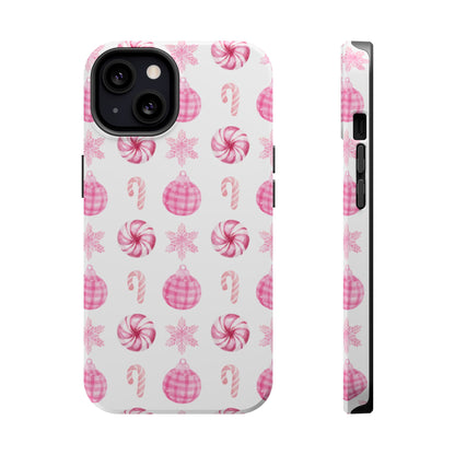 Pink Christmas iPhone Case - Aura Shell