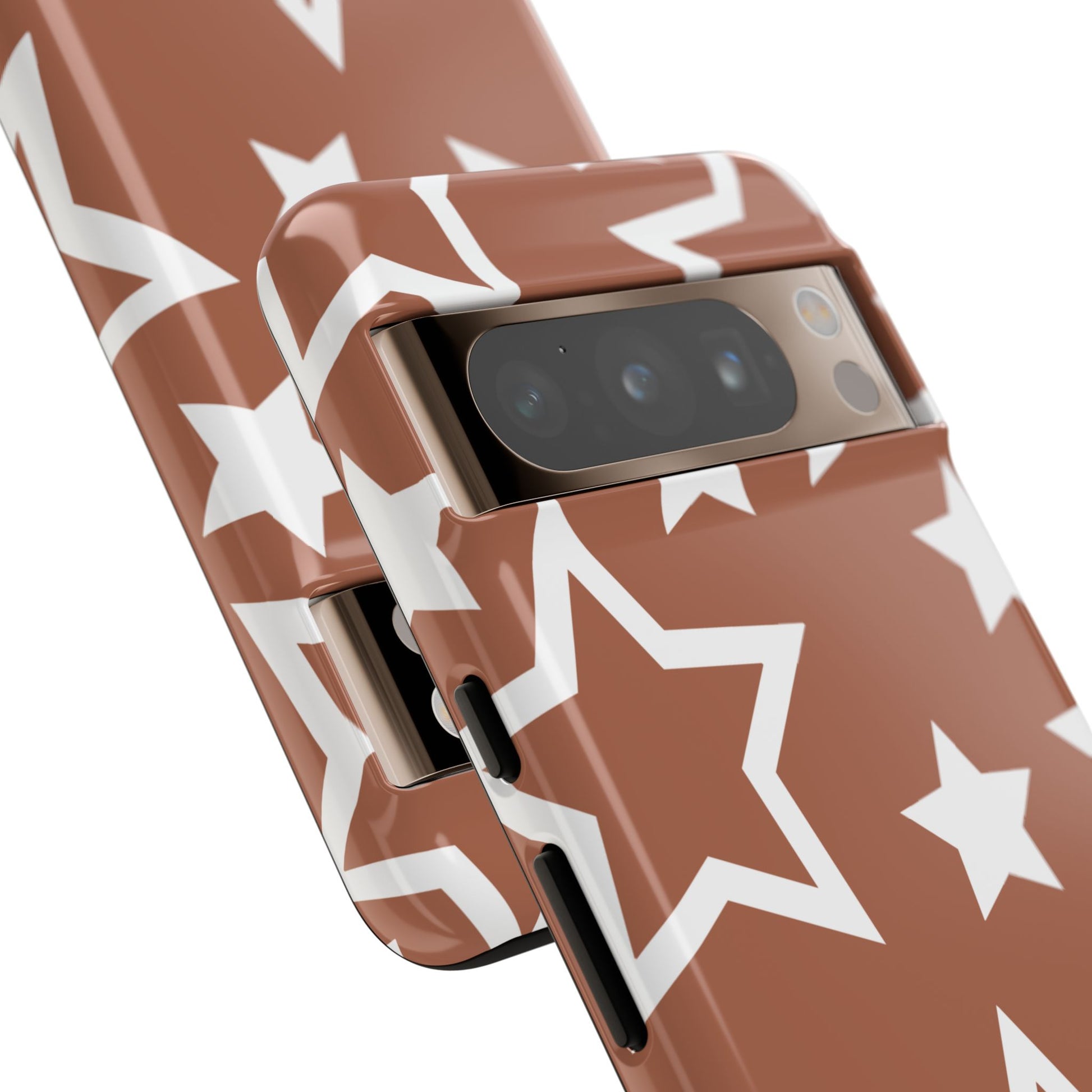 Stars in Terracotta Google Pixel Case - Aura Shell