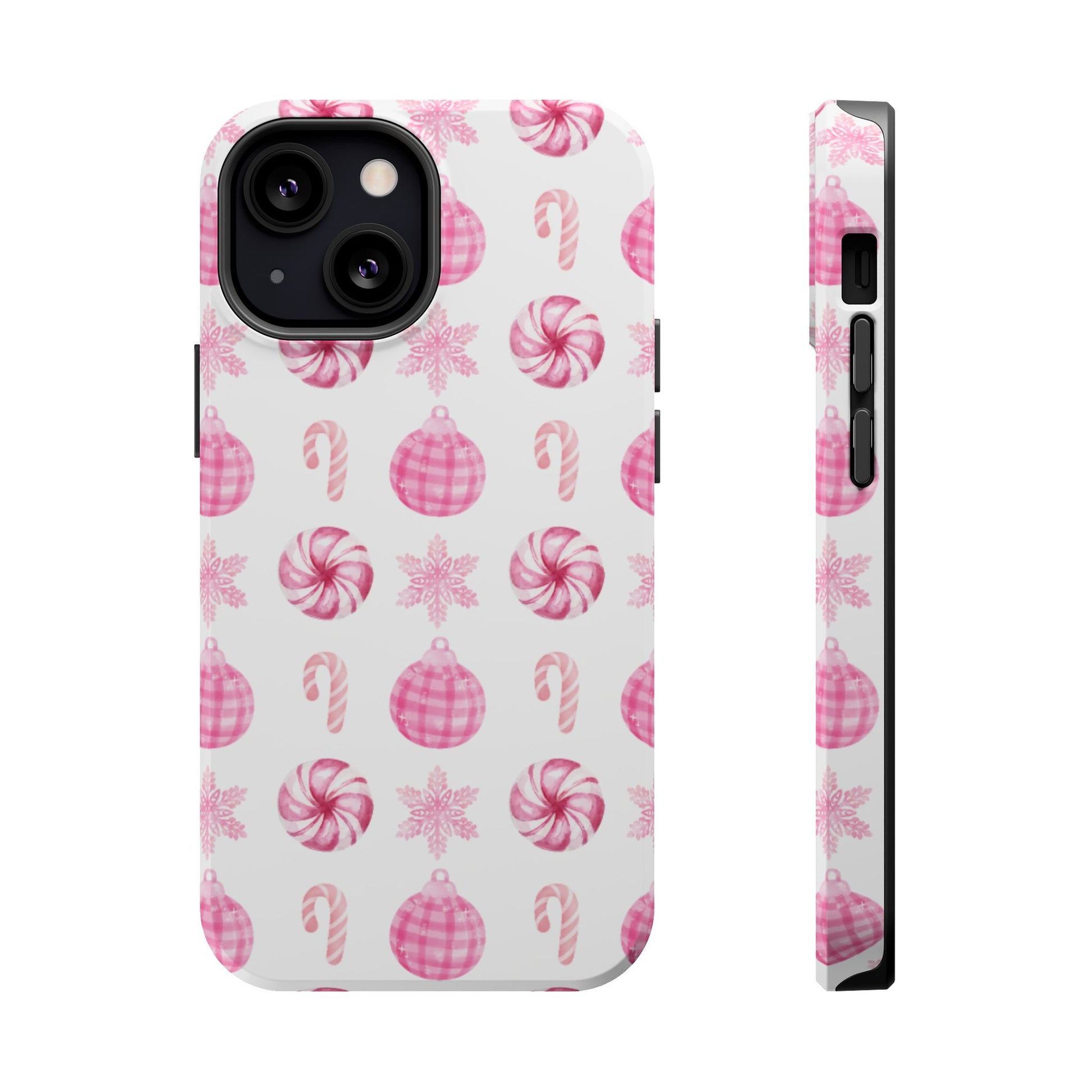 Pink Christmas iPhone Case - Aura Shell