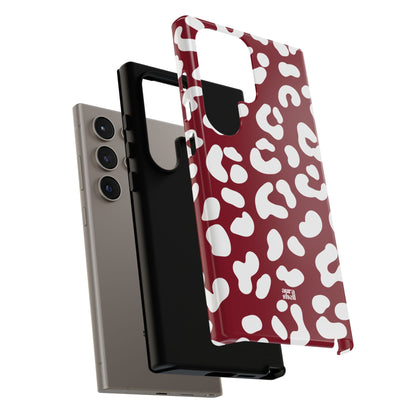 Cheetah Girl in Red Wine Samsung Galaxy Case