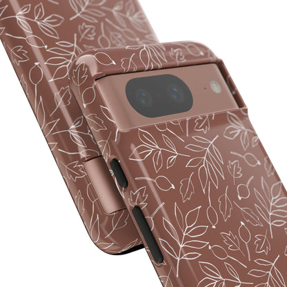 Falling Leaves in Hazelnut Mocha Google Pixel Case