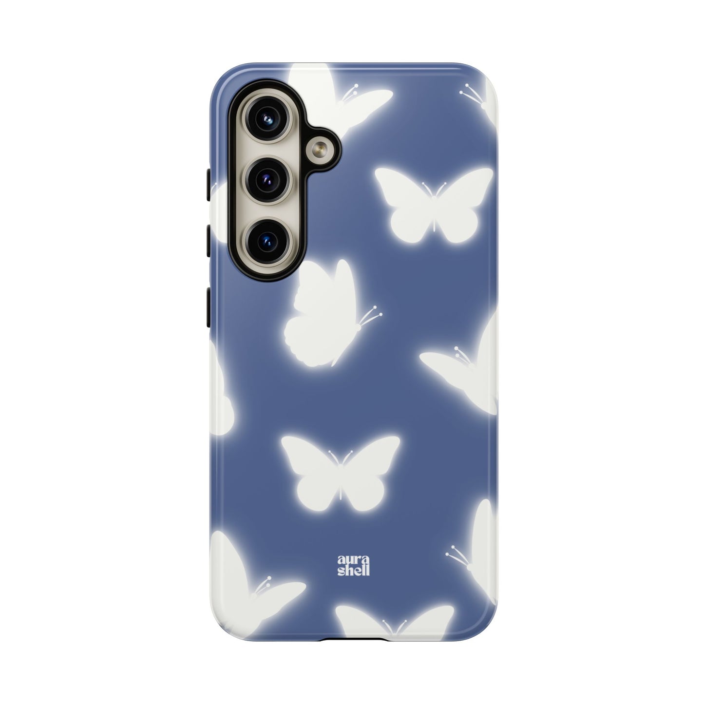 Butterflies in Denim Samsung Galaxy Case