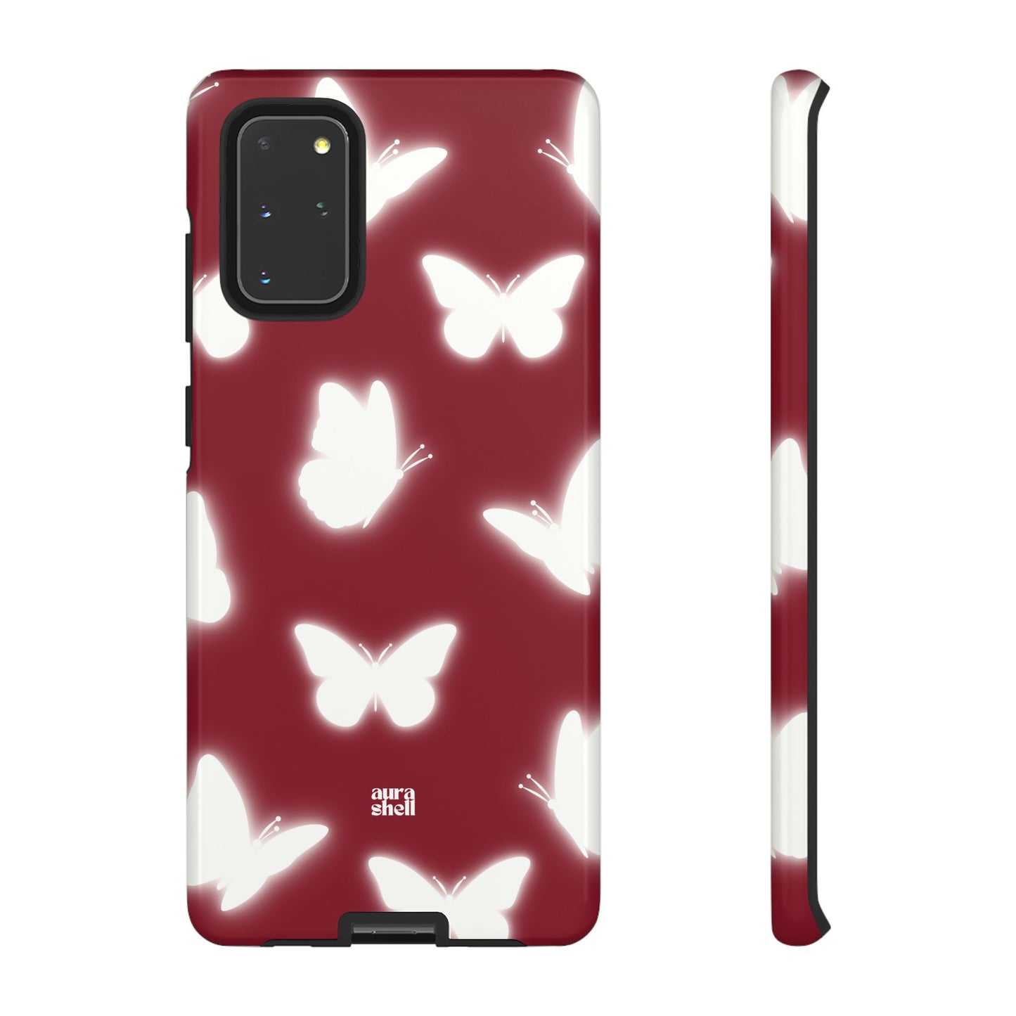 Butterflies in Red Wine Samsung Galaxy Case