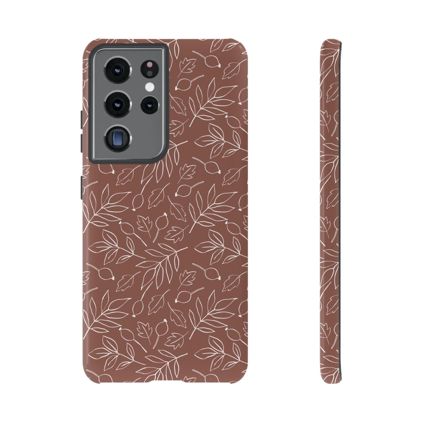 Falling Leaves in Hazelnut Mocha Samsung Galaxy Case