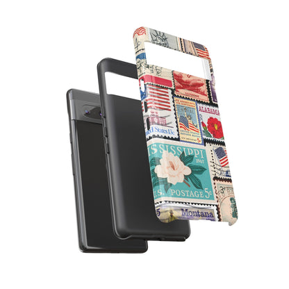 US Stamp Collection Google Pixel Case