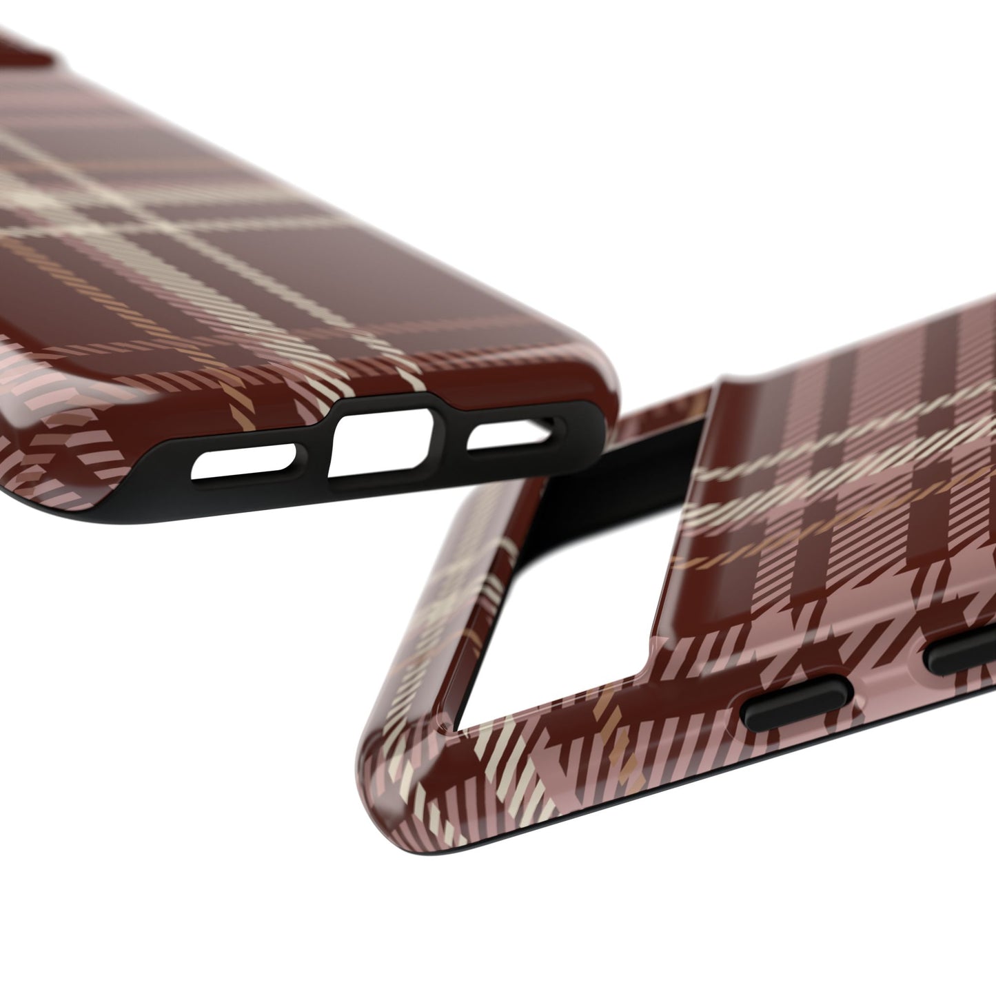 Plaid in Black Coffee Google Pixel Case