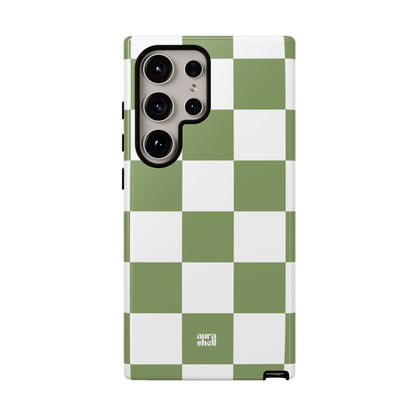 Checkers in Matcha Samsung Galaxy Case