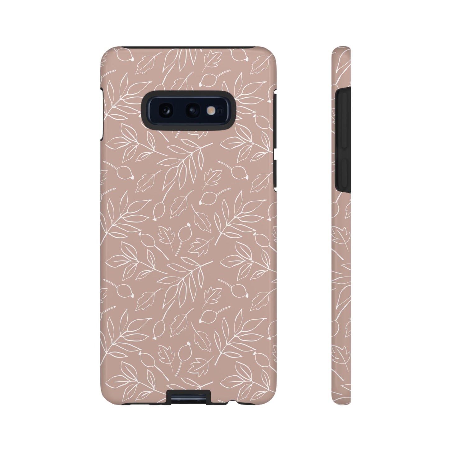 Falling Leaves in Vanilla Iced Latte Samsung Galaxy Case