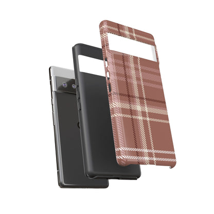 Plaid in Hazelnut Mocha Google Pixel Case