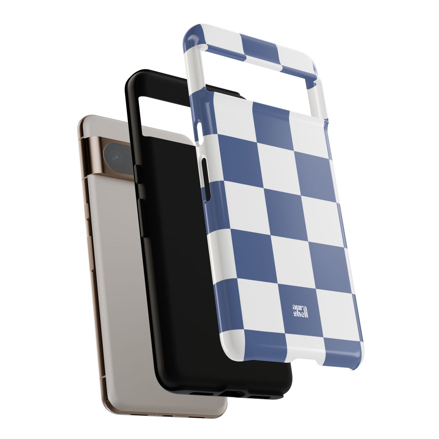 Checkers in Denim Google Pixel Case