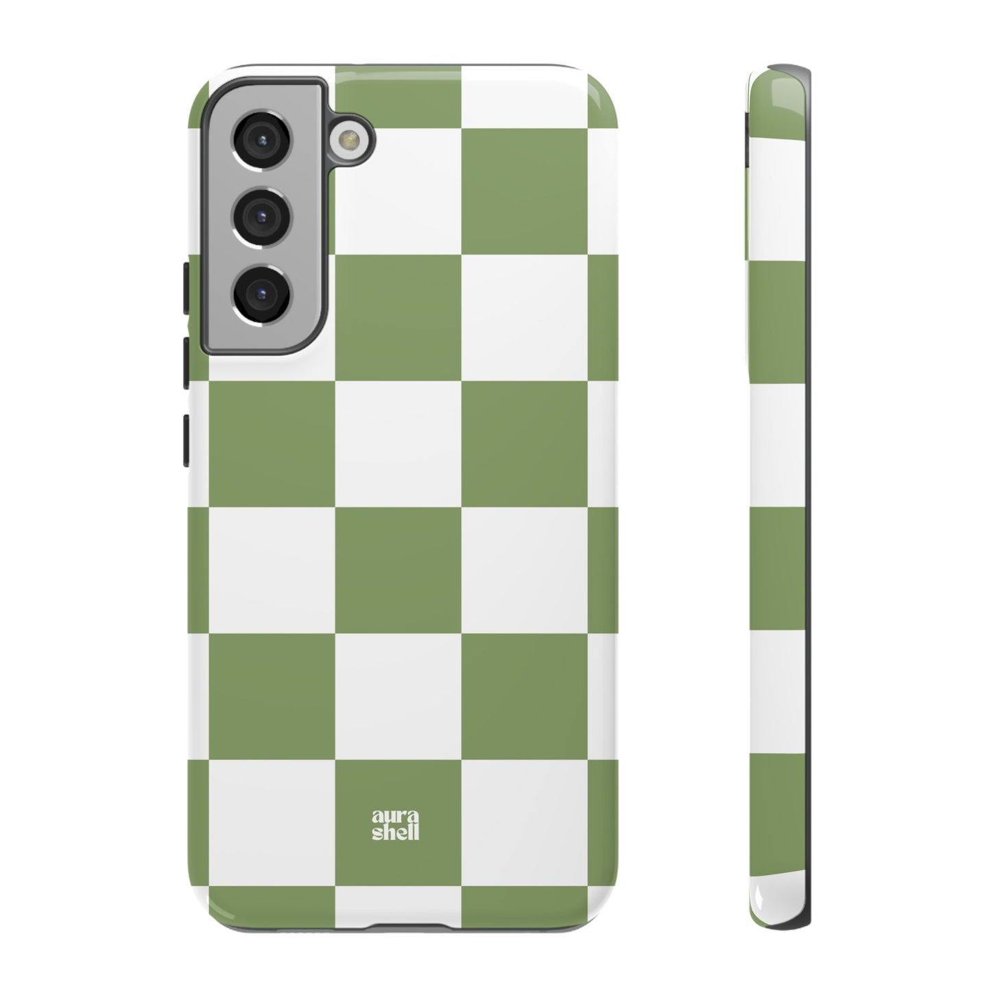 Checkers in Matcha Samsung Galaxy Case