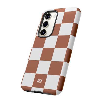 Checkers in Terracotta Samsung Galaxy Case