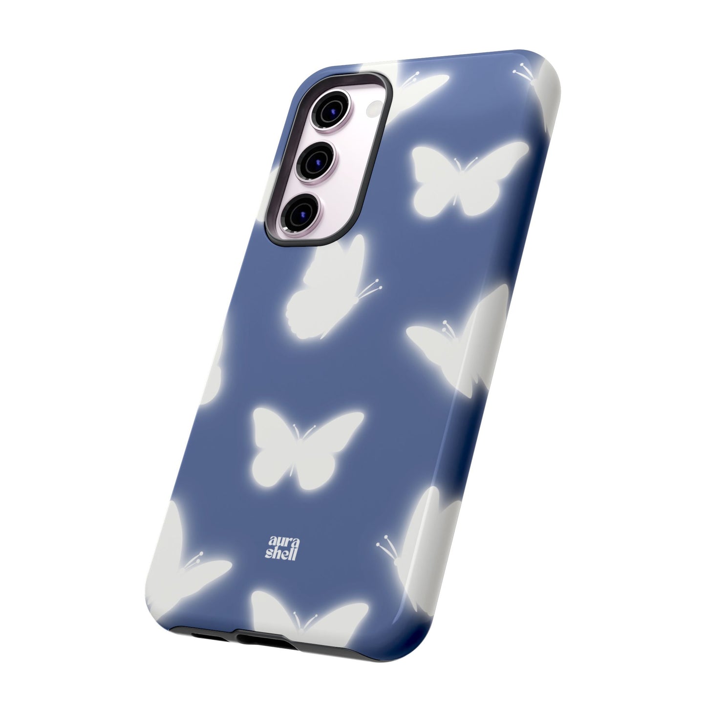 Butterflies in Denim Samsung Galaxy Case