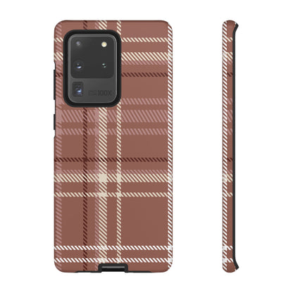 Plaid in Hazelnut Mocha Samsung Galaxy Case