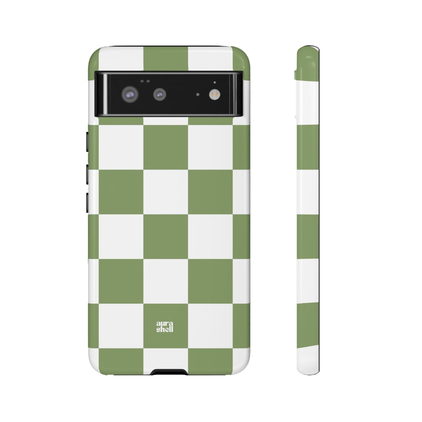 Checkers in Matcha Google Pixel Case