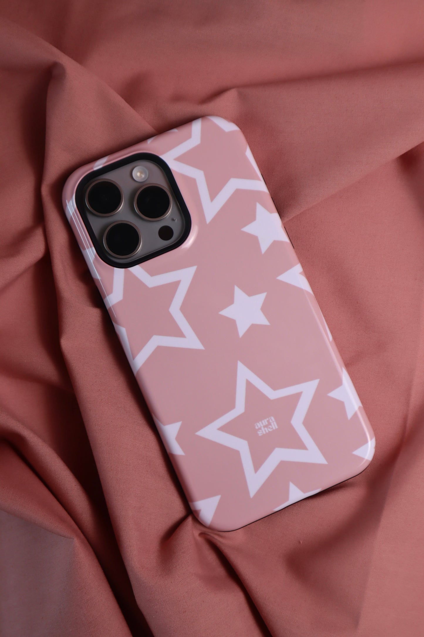 Stars in Blush iPhone Case - Aura Shell