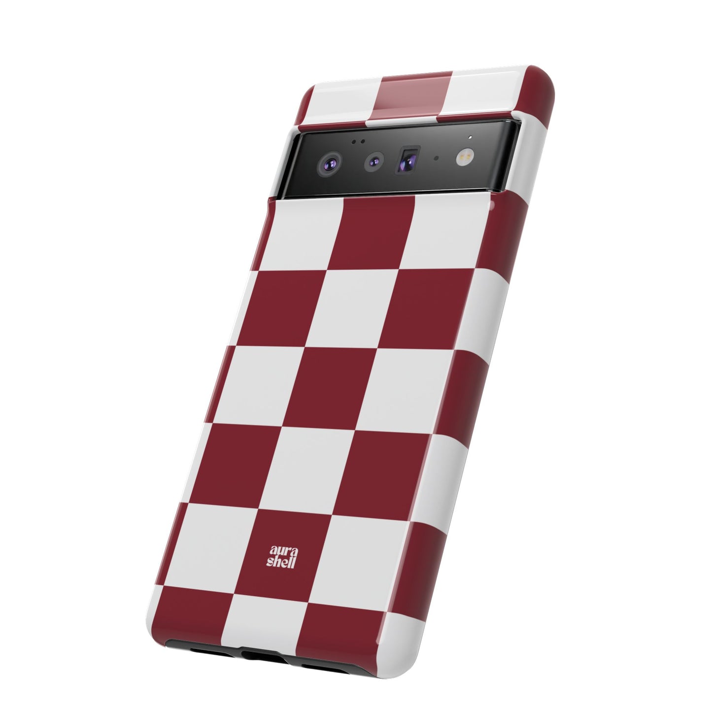 Checkers in Red Wine Google Pixel Case