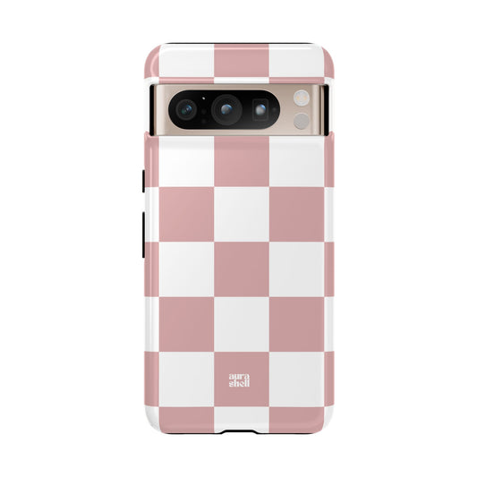 Checkers in Blush Google Pixel Case