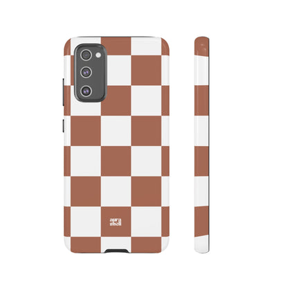 Checkers in Terracotta Samsung Galaxy Case