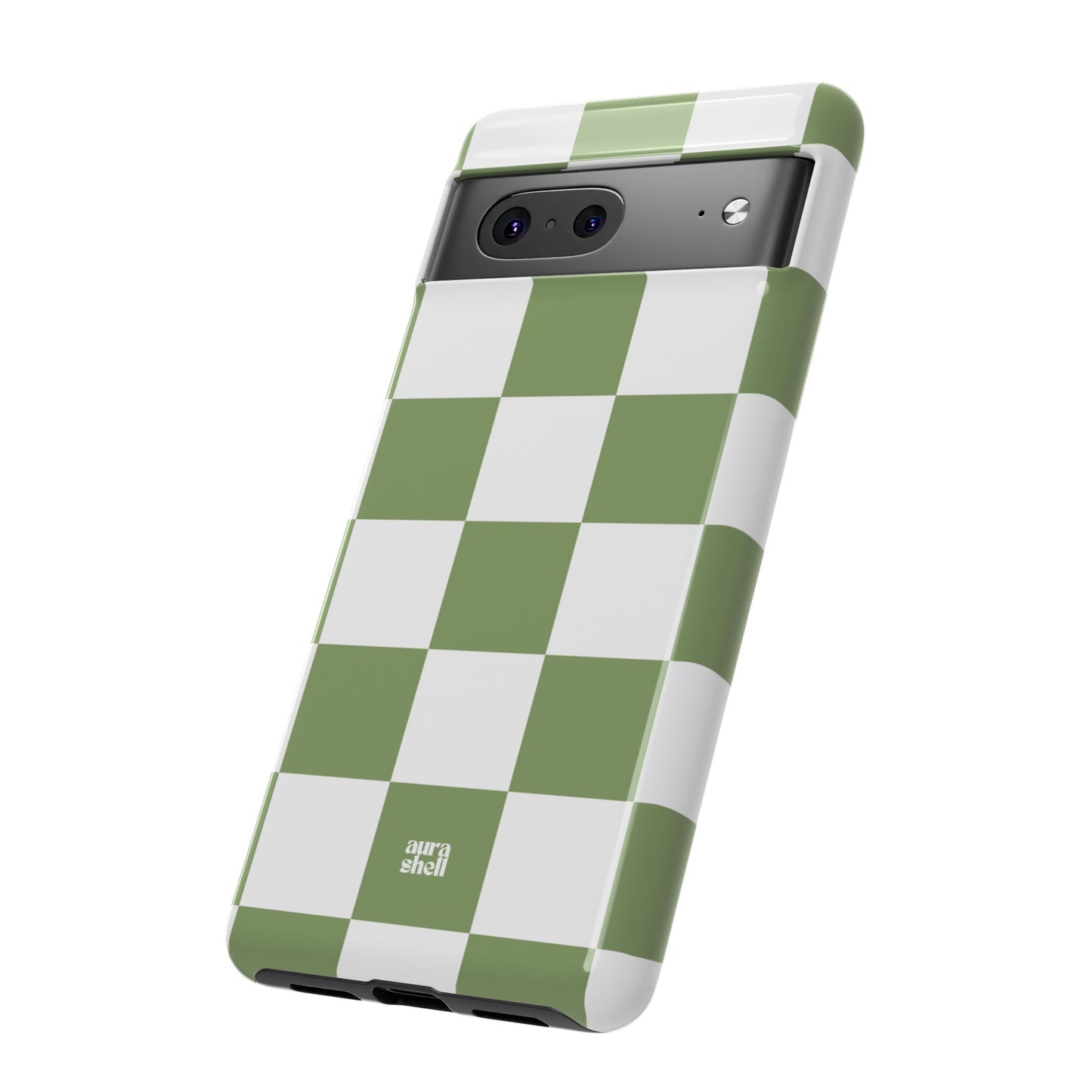 Checkers in Matcha Google Pixel Case