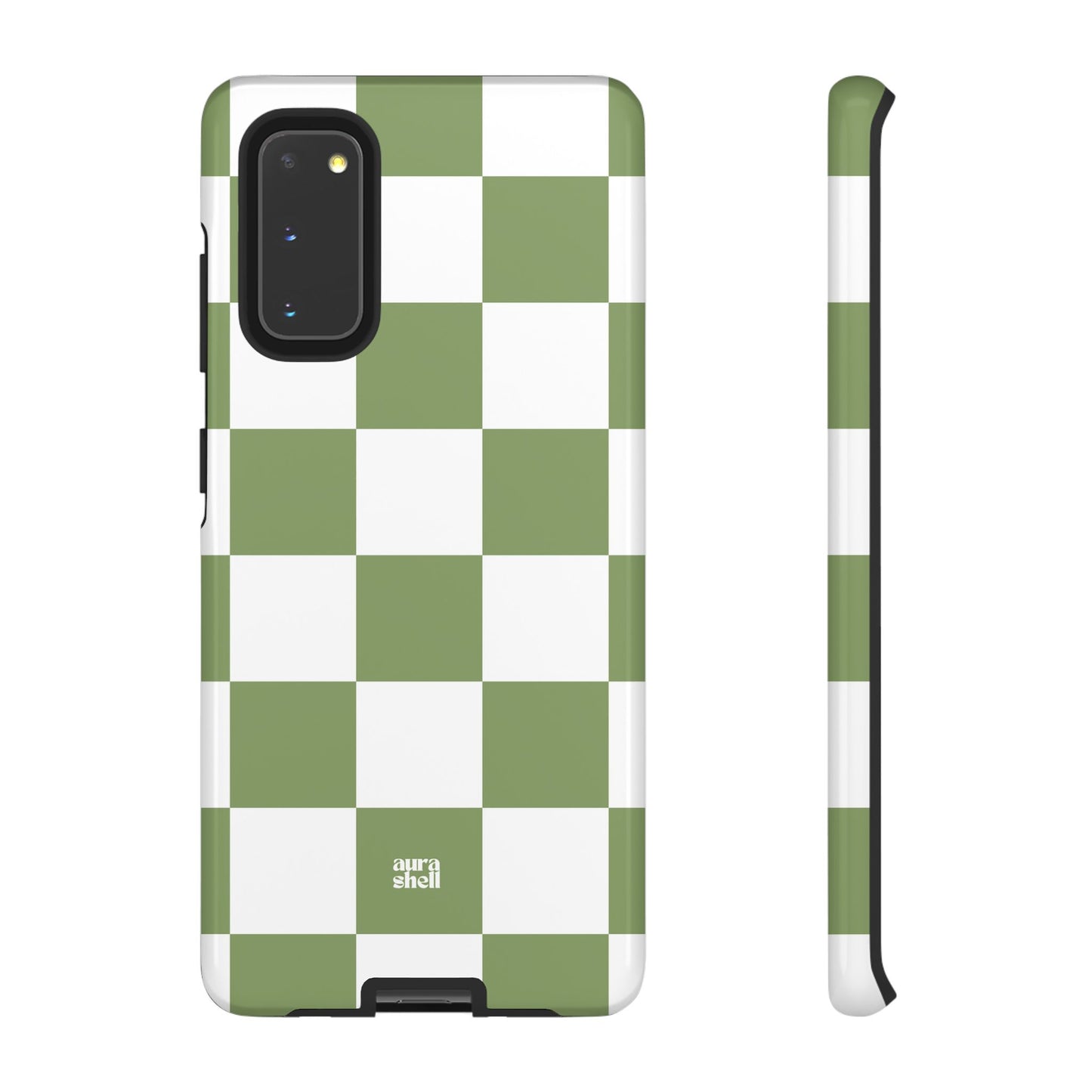 Checkers in Matcha Samsung Galaxy Case