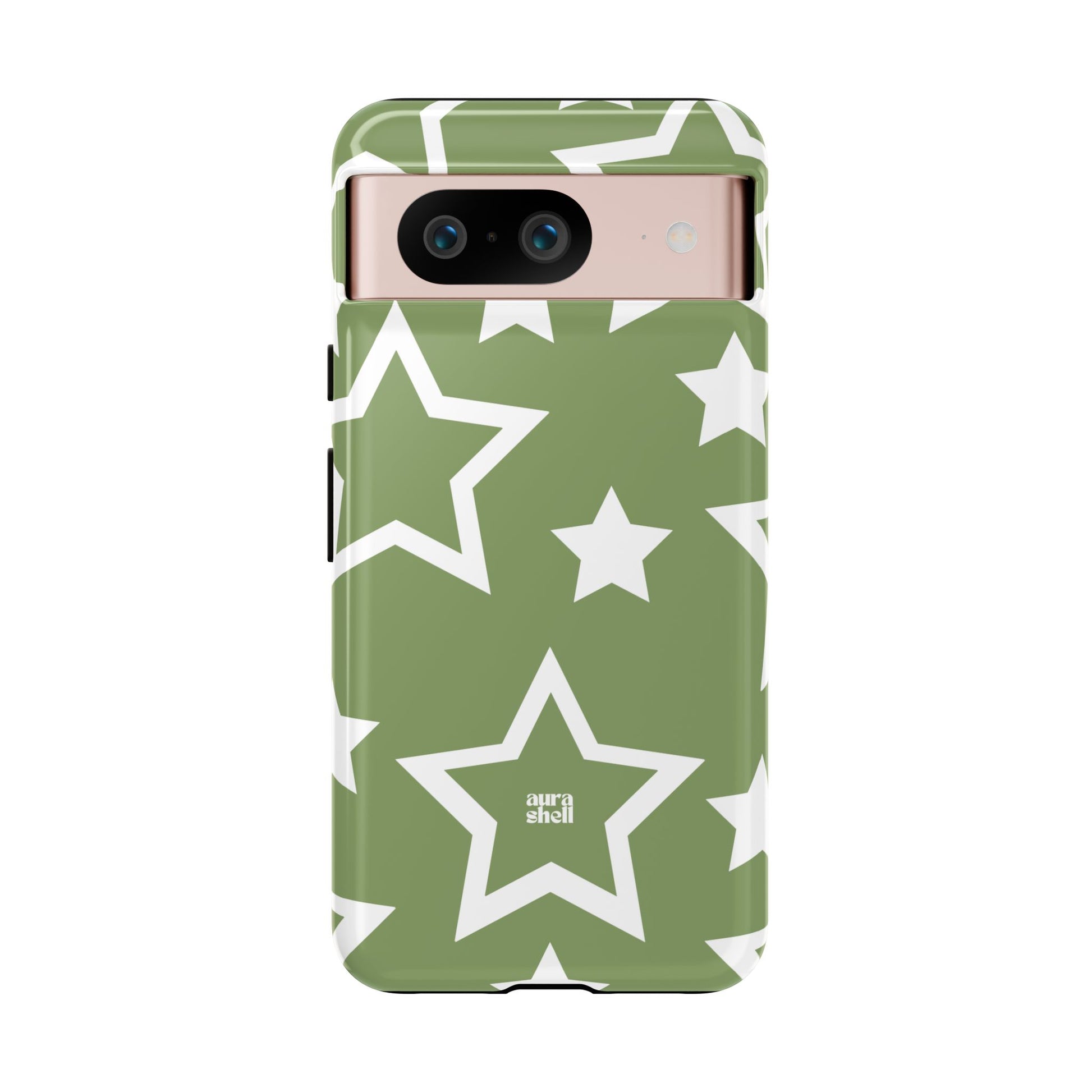 Stars in Matcha Google Pixel Case - Aura Shell