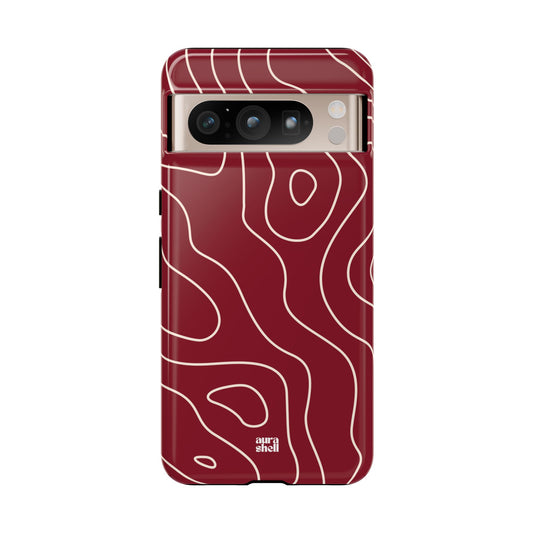 Minimalist in Red Wine Google Pixel Case