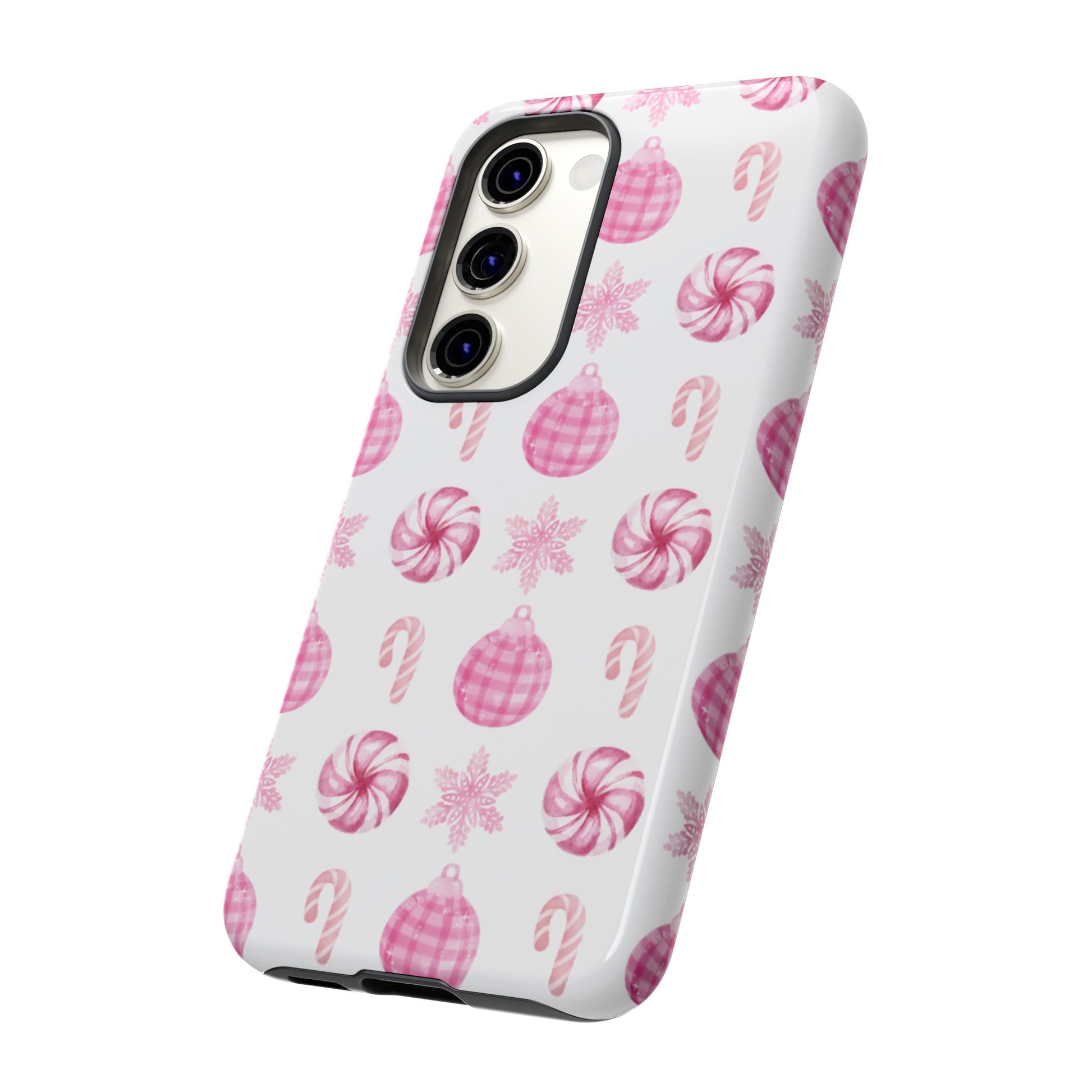 Pink Christmas Samsung Galaxy Phone Case - Aura Shell