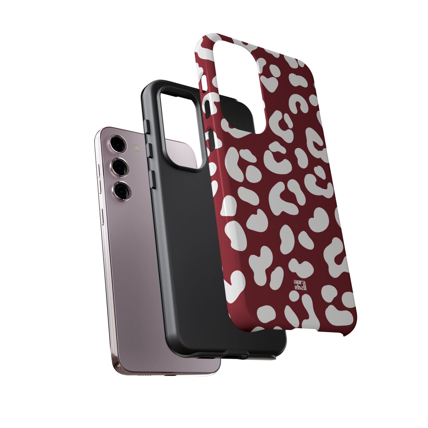 Cheetah Girl in Red Wine Samsung Galaxy Case