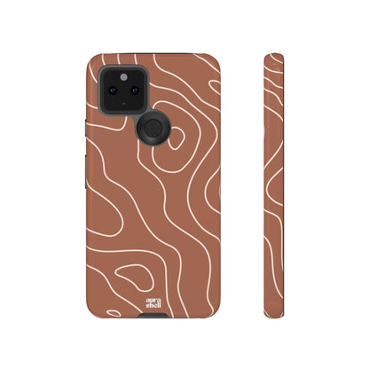 Minimalist in Terracotta Google Pixel Case