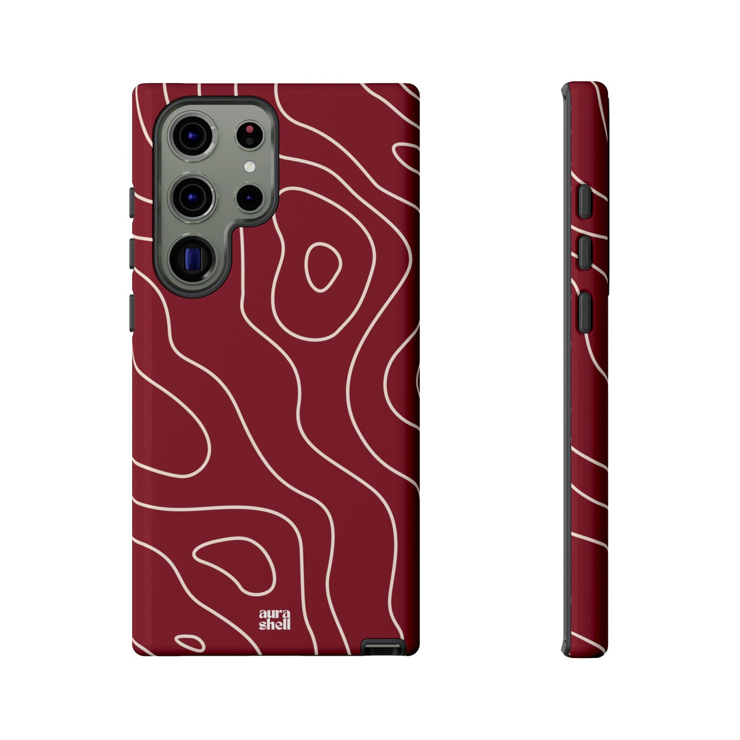 Minimalist in Red Wine Samsung Galaxy Case