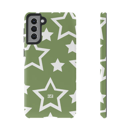 Stars in Matcha Samsung Galaxy Case