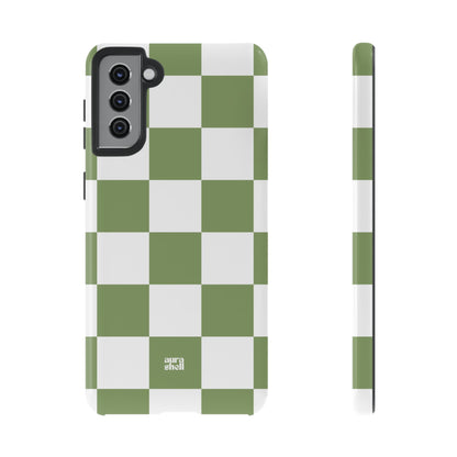 Checkers in Matcha Samsung Galaxy Case