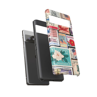 US Stamp Collection Google Pixel Case