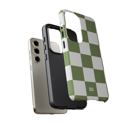 Checkers in Matcha Samsung Galaxy Case