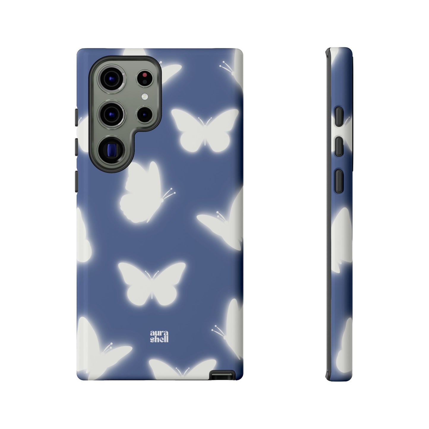 Butterflies in Denim Samsung Galaxy Case